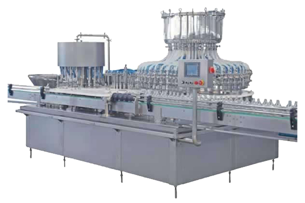 Liquid Filling, Nitrogen Filling and Stoppering Machine