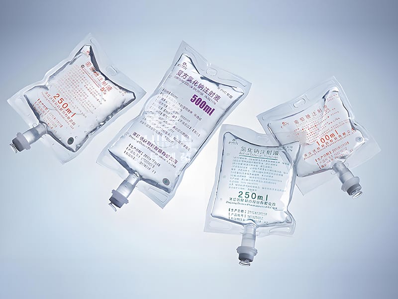 Non-PVC Infusion Bag IV Solution Production Line